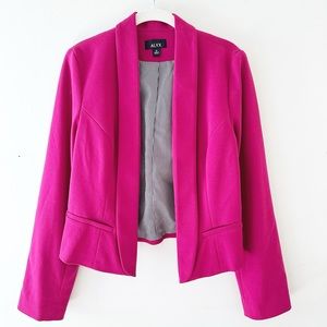 Nordstrom ALYX Fuchsia Pink Contemporary Career Blazer Jacket Size 12